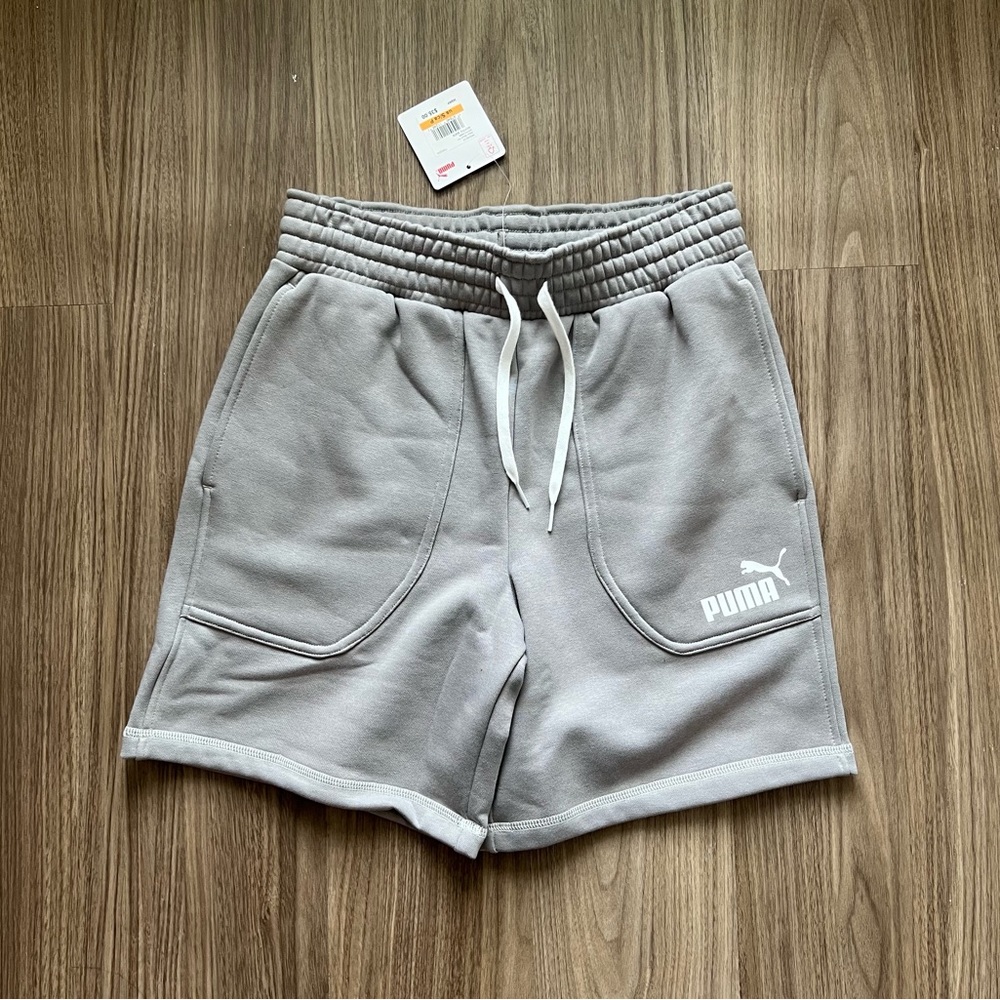 Puma Men’s 7” Stitch Athletic Shorts NWT Black Size Small Drawstring